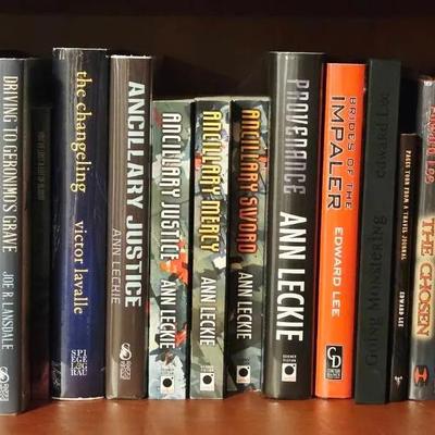 Collection of 24 Sci Fi Books Including Ann Leckie