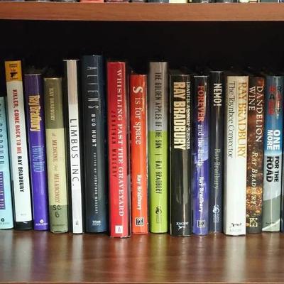 Collection of 27 Sci Fi Books Including Ray Bradbury