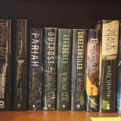 Collection of 10 Sci Fi Books Including W. Michael Gear