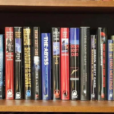 Collection of 27 Sci Fi Books Including Orson Scott Card