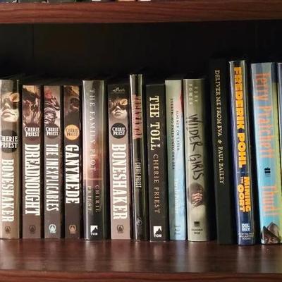 Collection of 34 Sci Fi Books Including Cherie Priest