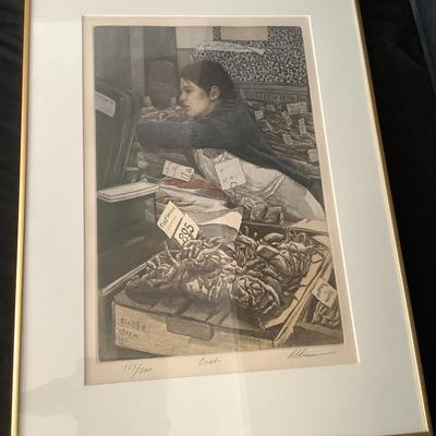 Crabs Print By Artist Altman