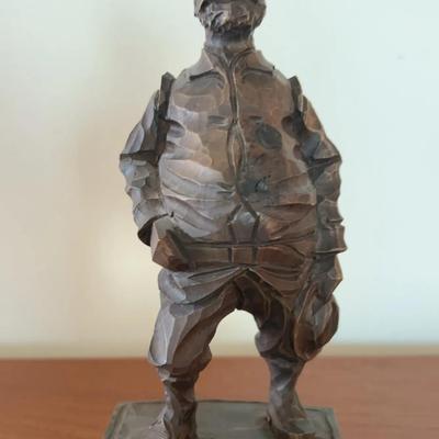 Carved Sanch Panza Figurine 
