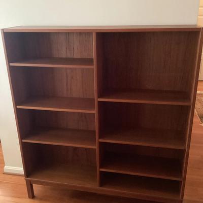 8 Shelf Wood Bookcase