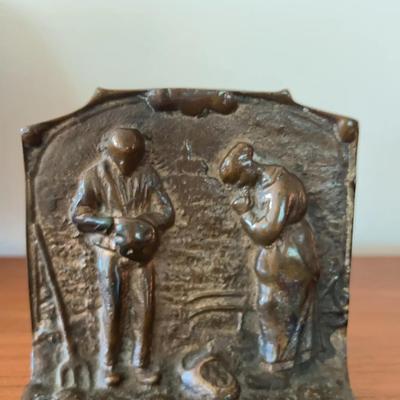 Bronze Bookend