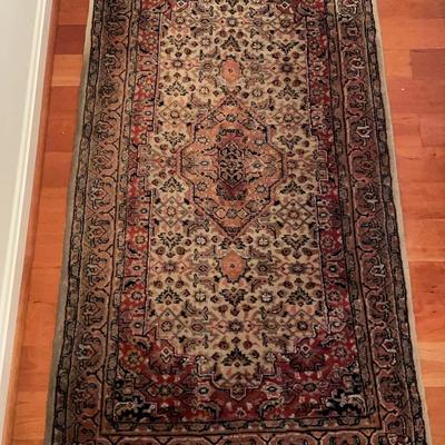 Rectangular Entryway Asian-Style Rug
