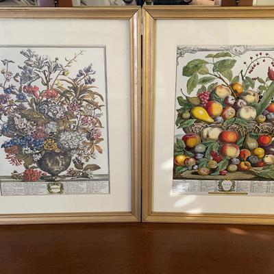 July Month Prints From 12 Months of Fruit & 12 Months Of Flowers