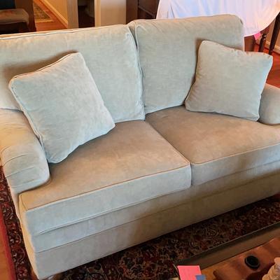 #2 Ethan Allen 2 Cushion Love Seat