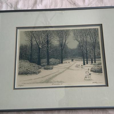 “December IV” Signed Altman Print