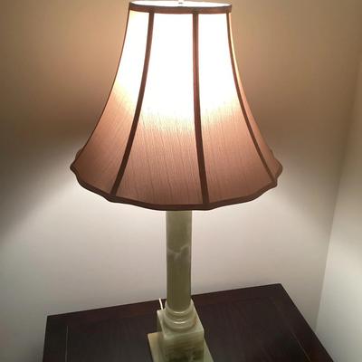 Pair Of Jade Lamps