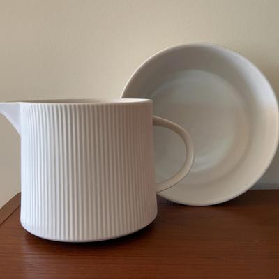 Vintage Thomas Flammfest Pitcher And Bowl
