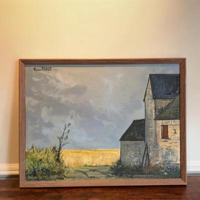 Pierre Barat Framed Painting 