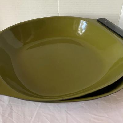 MCM Cathrineholm Avacado Green Large Paella Serving Dishes