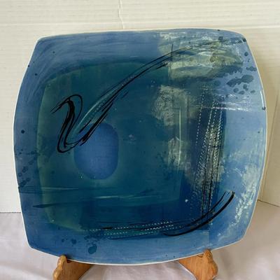 Sitka Alaska Stolberg Stoneware Hand-Painted Plate