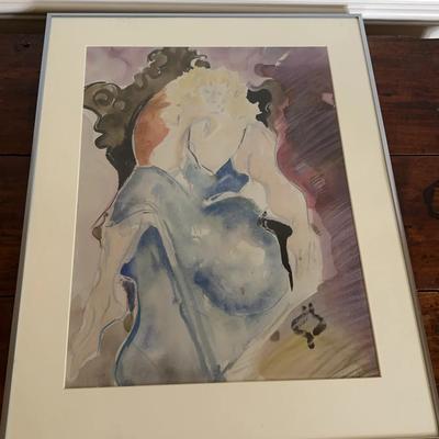 Framed Watercolor 