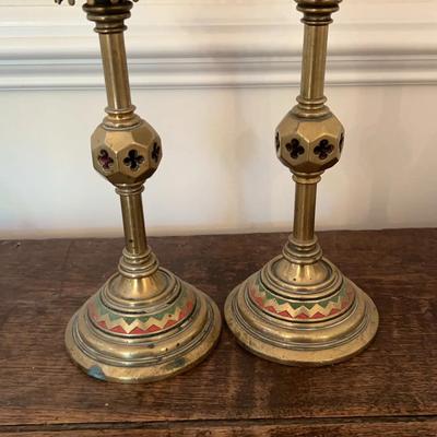 Brass Alter Candlesticks