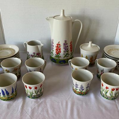 Vintage Villeroy & Boch "Floralies" Tea Set