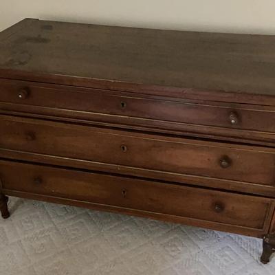 Antique 3 Drawer Wooden Dresser