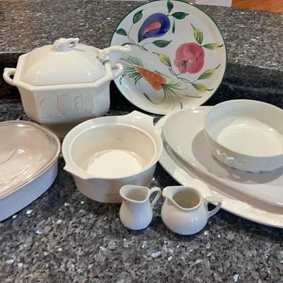 Collection Of White Serving Pieces