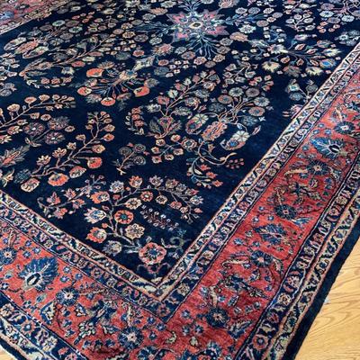 Large Red Black & Blue Rug