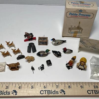 Dollhouse Miniature Animals Etc.