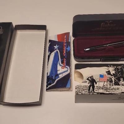Space Lot, Fisher Space Pen & HBO Miniseries From The Earth To The Moon Watch. NOS