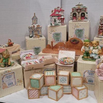 18 Cherished Teddies Resin Figurines