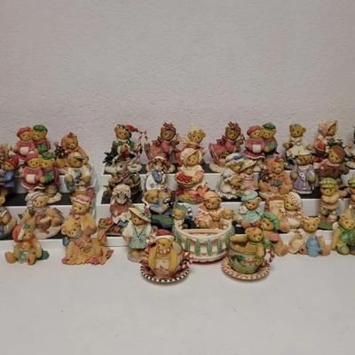 Cherished Teddies Collection Of 53 Pieces