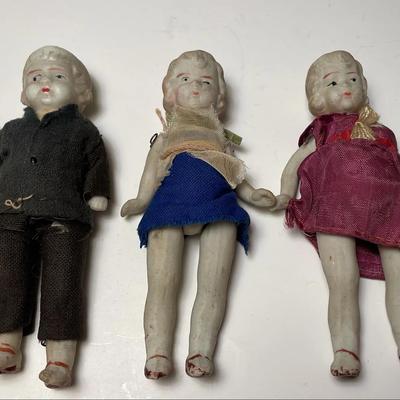 Bisque Dolls Japan w/ Jointed Arms and Legs