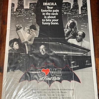 1979 DRACULA With George Hamilton Horror Movie Poster 