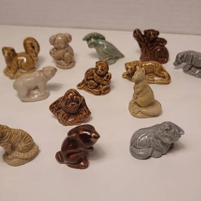 17 Wade Miniature Animal Figurines 