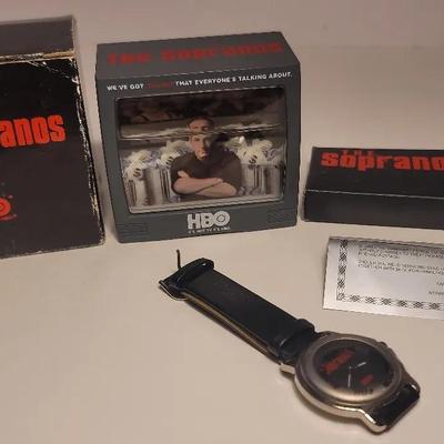 The Sopranos Watch & Promotional Snow Globe T.V.