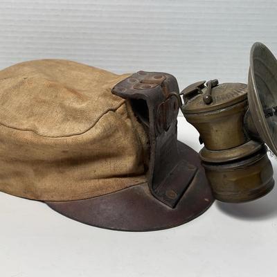 Coal Miners Hat With AUTO LITE Lamp