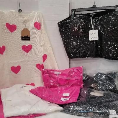 Ladies Size 3XL Unused Blazers, Sweater And Bandeau Top