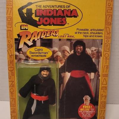 1982 Indiana Jones Cairo Swordsman Kenner Action Figure 