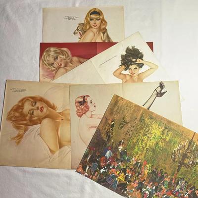 Vargas Pin Up Playgirl Magazine Prints - Risqué 