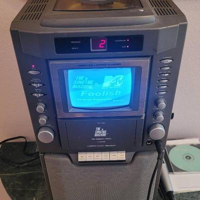 The Singing Machine STVG-500 Portable Karaoke Player with T.V. Graphics 