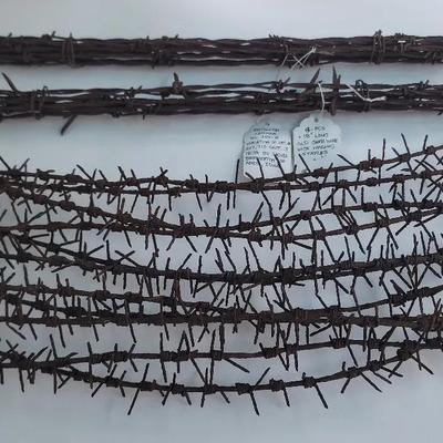 WWII Barbed Wire Plus 2 Sets of 1800s Barbed Wire From Iowa