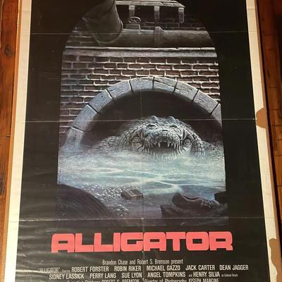 ALLIGATOR Horror Movie Poster 1980
