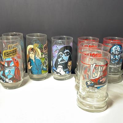 1980 Star Wars & 1984 Star Trek Glasses
