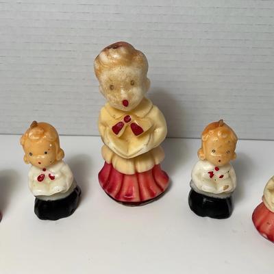 Gurley Wax Candle Christmas Carolers 