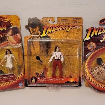 3 Indiana Jones Marion Ravenwood Action Figures 