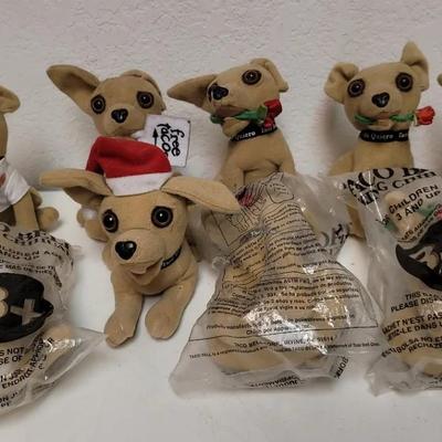 9 Taco Bell Chihuahua Plush Toy Collectibles