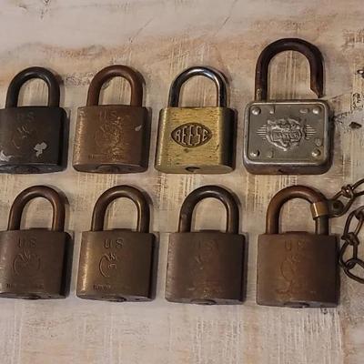 Padlocks Lot, Master, U.S. Eagle, Reese, & D' Luxe