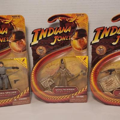  Indiana Jones Irina Spalko, Ugha Warrior, Colo Dovchenko Action Figures