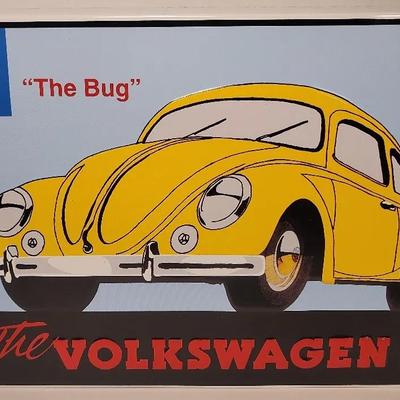 Metal Volkswagen Bug Sign Copyright By VW-AG Holland