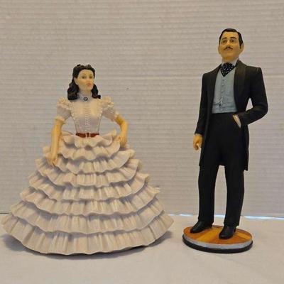 Dave Grossman "Gone With The Wind Scarlett O'Hara & Rhett Butler" Figurines