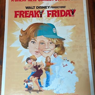 FREAKY FRIDAY With Jodie Foster Movie Poster 1976 