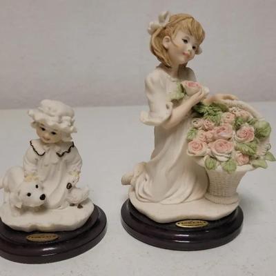 Giuseppe Armani Figurines "Cherie" and "Puppy Love"