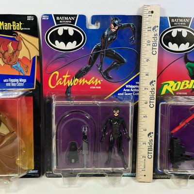Man-Bat, Catwoman & Robin NOS Action Figures